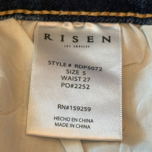 New Risen Distressed Mom Denim Jeans - Picture 10 of 13